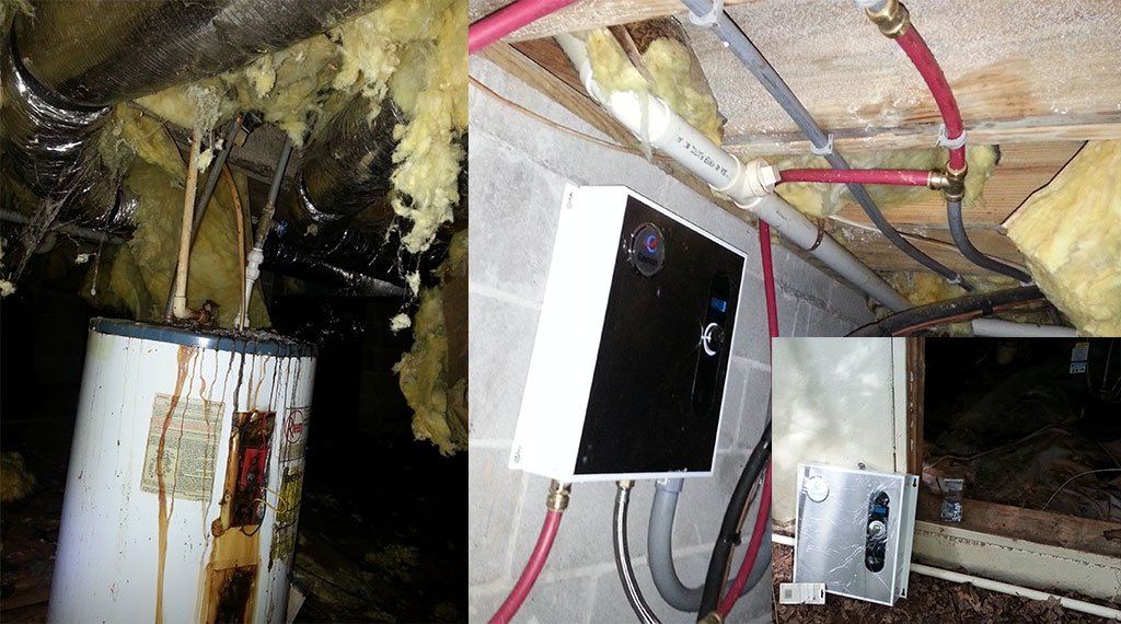 Electrical Tankless Water Heater.