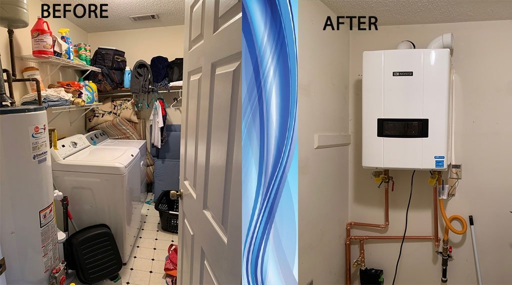 Replace Tank to Tankless