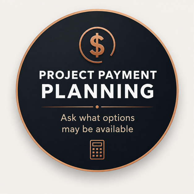Project Payment Planning — ask what options may be available